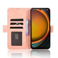 Samsung Galaxy XCover7 Pro Kortholder Lommebokveske - Rosa