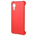 Samsung Galaxy Xcover 5 Gummiert Plast Deksel - Rød