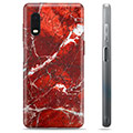 Samsung Galaxy Xcover Pro TPU-deksel - Rød Marmor