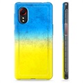 Samsung Galaxy Xcover 5 TPU-deksel Ukrainsk flagg - Tofarget
