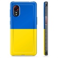 Samsung Galaxy Xcover 5 TPU-deksel Ukrainsk flagg - Gul og lyseblå