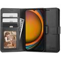 Samsung Galaxy Xcover7 Tech-Protect Lommeboketui med magnet og stativ (Åpen Emballasje - Bulk Tilfredsstillende) - Svart