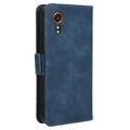 Samsung Galaxy Xcover7 Lommebok-deksel med Kortholder - Blĺ