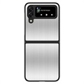 Samsung Galaxy Z Flip4 5G Hybrid-deksel i Rustfritt Stål - Sølv