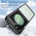 Samsung Galaxy Z Flip6/Z Flip7 FE Anti-Shock Hybrid-deksel - Svart
