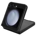 Samsung Galaxy Z Flip6/Z Flip7 FE Belagt Plast Deksel - Svart
