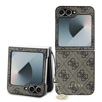 Samsung Galaxy Z Flip6/Z Flip7 FE Guess 4G Charms Collection Hybrid-deksel (Åpen Emballasje - Tilfredsstillende) - Brun