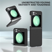 Samsung Galaxy Z Flip6/Z Flip7 FE Plast Deksel - Svart