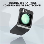 Samsung Galaxy Z Flip6/Z Flip7 FE Plast Deksel - Svart