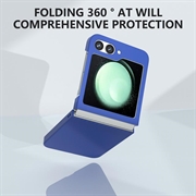 Samsung Galaxy Z Flip6/Z Flip7 FE Plast Deksel - Blå