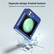 Samsung Galaxy Z Flip6/Z Flip7 FE Plast Deksel - Blå