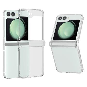 Samsung Galaxy Z Flip6/Z Flip7 FE Plast Deksel - Gjennomsiktig