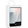 Samsung Galaxy Z Flip7 FE Silikondeksel med Ring EF-PF741TWEGWW - Hvit