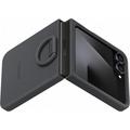 Samsung Galaxy Z Flip7 FE Silikondeksel med Ring EF-PF741TBEGWW - Svart