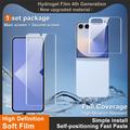 Samsung Galaxy Z Flip7 Imak Hydrogel IV-beskyttelsessett - 2 stk. - Klar