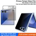Samsung Galaxy Z Flip7 Imak Privacy Full Cover Beskyttelsesglass