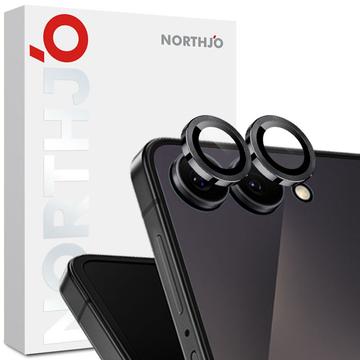 Samsung Galaxy Z Flip7 Northjo kameralinsebeskyttelsessett - svart