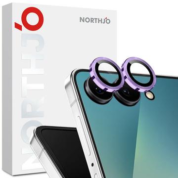 Samsung Galaxy Z Flip7 Northjo kameralinsebeskyttelsessett - Lilla