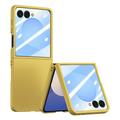 Samsung Galaxy Z Flip7 Plast-deksel med Ytre Beskyttelsesglass