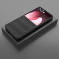 Samsung Galaxy Z Flip7 Rugged TPU-deksel - Svart