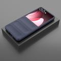 Samsung Galaxy Z Flip7 Rugged TPU-deksel - Mørkeblå