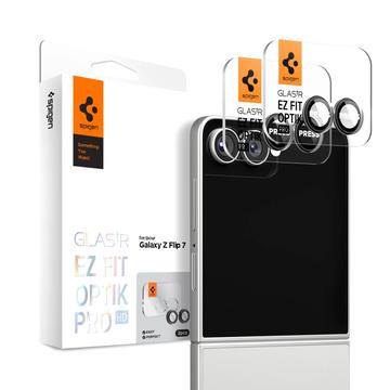 Samsung Galaxy Z Flip7 Spigen Glas.tR Ez Fit Optik Pro Kamera Linse Beskytter  - 2 Stk. - Svart