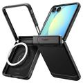 Samsung Galaxy Z Flip7 Spigen Tough Armor Pro Mag-deksel - Svart