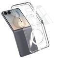 Samsung Galaxy Z Flip8 3-i-1-beskyttelsessett - MagSafe-kompatibelt - gjennomsiktig