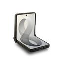 Samsung Galaxy Z Flip8 BMW M Perforated Tricolor Stripe Magnetisk-deksel - svart
