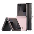 Samsung Galaxy Z Flip8 Dux Ducis Bril Flip-deksel - Rosa