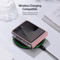 Samsung Galaxy Z Flip8 Dux Ducis Bril Flip-deksel - Rosa
