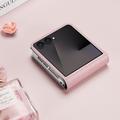 Samsung Galaxy Z Flip8 Dux Ducis Bril Flip-deksel - Rosa