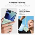 Samsung Galaxy Z Flip8 Dux Ducis Luvy-deksel med fingerring/håndstropp
