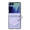 Samsung Galaxy Z Flip8 Dux Ducis Luvy-deksel med fingerring/håndstropp - Lilla / skall
