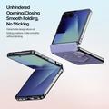 Samsung Galaxy Z Flip8 Dux Ducis Luvy-deksel med fingerring/håndstropp - Lilla / skall