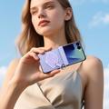 Samsung Galaxy Z Flip8 Dux Ducis Luvy-deksel med fingerring/håndstropp - Lilla / skall