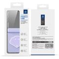 Samsung Galaxy Z Flip8 Dux Ducis Luvy-deksel med fingerring/håndstropp - Lilla / skall