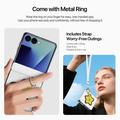Samsung Galaxy Z Flip8 Dux Ducis Luvy-deksel med fingerring/håndstropp