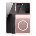 Samsung Galaxy Z Flip8 Dux Ducis Yind Hybrid-deksel - MagSafe-kompatibel - Lyserosa