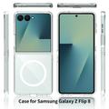 Samsung Galaxy Z Flip8 Hybrid-deksel - MagSafe-kompatibel - Gjennomsiktig
