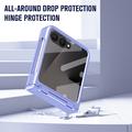 Samsung Galaxy Z Flip8 Plast-deksel med Ytre Beskyttelsesglass