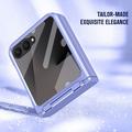 Samsung Galaxy Z Flip8 Plast-deksel med Ytre Beskyttelsesglass