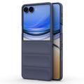 Samsung Galaxy Z Flip8 Rugged TPU-deksel - Mørkeblå