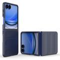 Samsung Galaxy Z Flip8 Rugged TPU-deksel - Mørkeblå