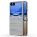 Samsung Galaxy Z Flip8 Rugged TPU-deksel - Lysegrå