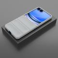 Samsung Galaxy Z Flip8 Rugged TPU-deksel - Lysegrå