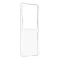 Samsung Galaxy Z Flip8 støtsikkert silikon-deksel - Gjennomsiktig