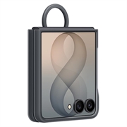 Samsung Galaxy Z Flip8 Silikondeksel med Ring EF-EF776CBEGWW - Grafitt