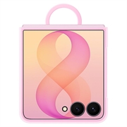Samsung Galaxy Z Flip8 Silikondeksel med Ring EF-EF776CVEGWW - Rosa