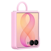 Samsung Galaxy Z Flip8 Silikondeksel med Ring EF-EF776CVEGWW - Rosa